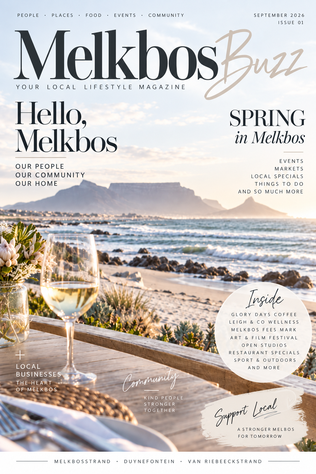 Melkbos Buzz September 2026 magazine cover
